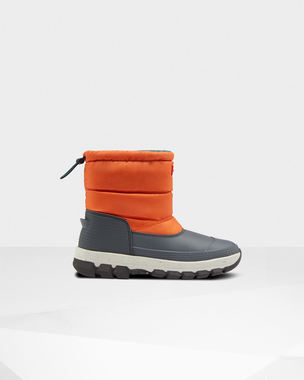 Snow Boots Dames - Hunter Original Insulated Short - Oranje - 37RQNOTJS